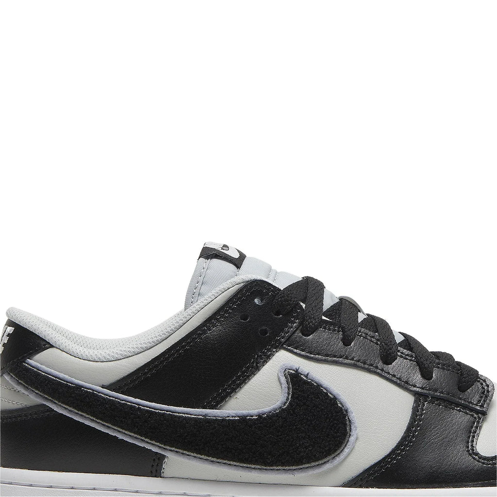 Nike Dunk Low 'Chenille Swoosh Black Grey' (2022)