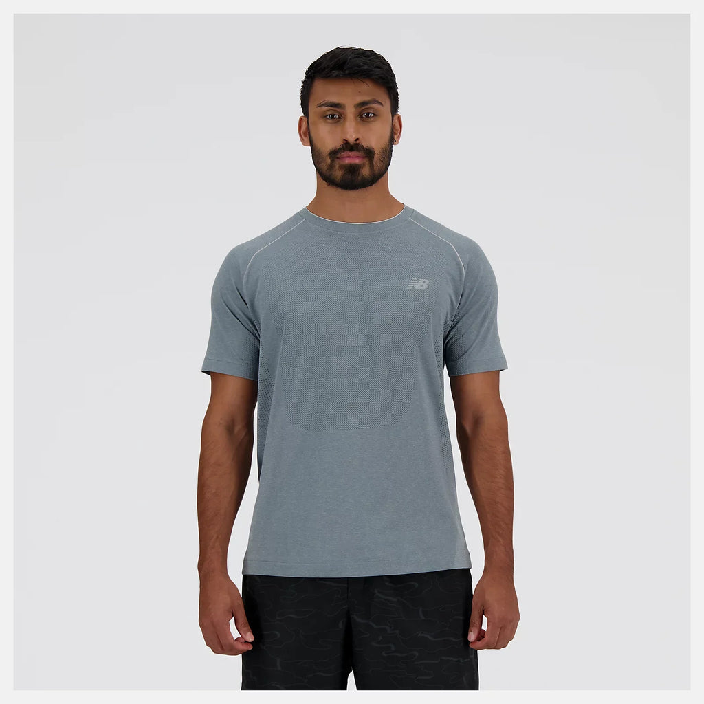 New Balance Knit T-Shirt - Athletic Grey - MEN